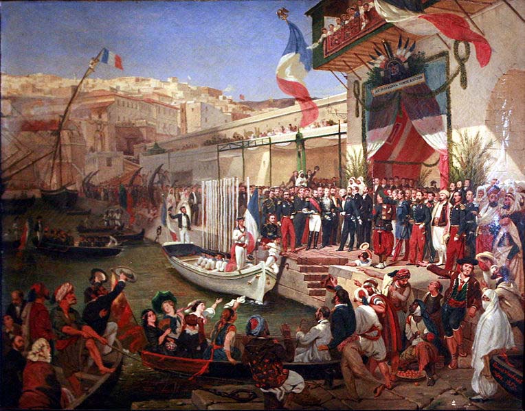 Ernest Francis Vacherot Arrival of Marshal Randon in Algiers in 1857.